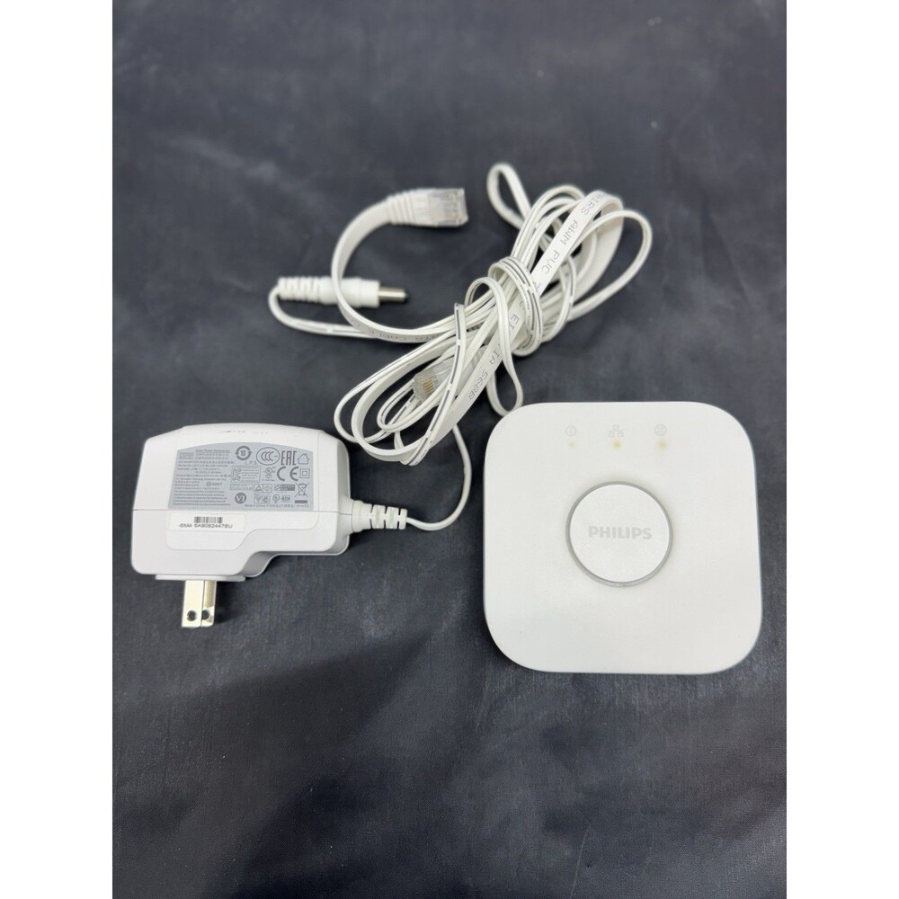 PHILIPS Hue Bridge 2 Hub Gen 2 + Power Supply & Ethernet Cable 3241312018